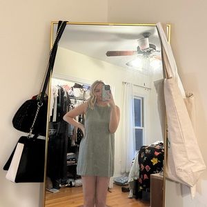 forever 21 green straight baby doll dress